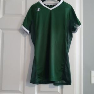NWOT Champion Performance Green Jersey Tshirt
